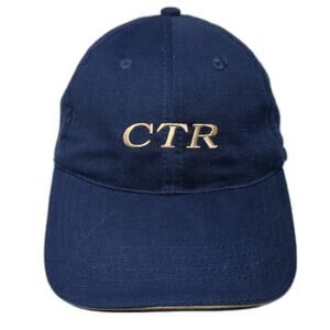 CTR Slideback Baseball Cap Blue One Size Adjustable Embroidered 6 Panel Zkapz